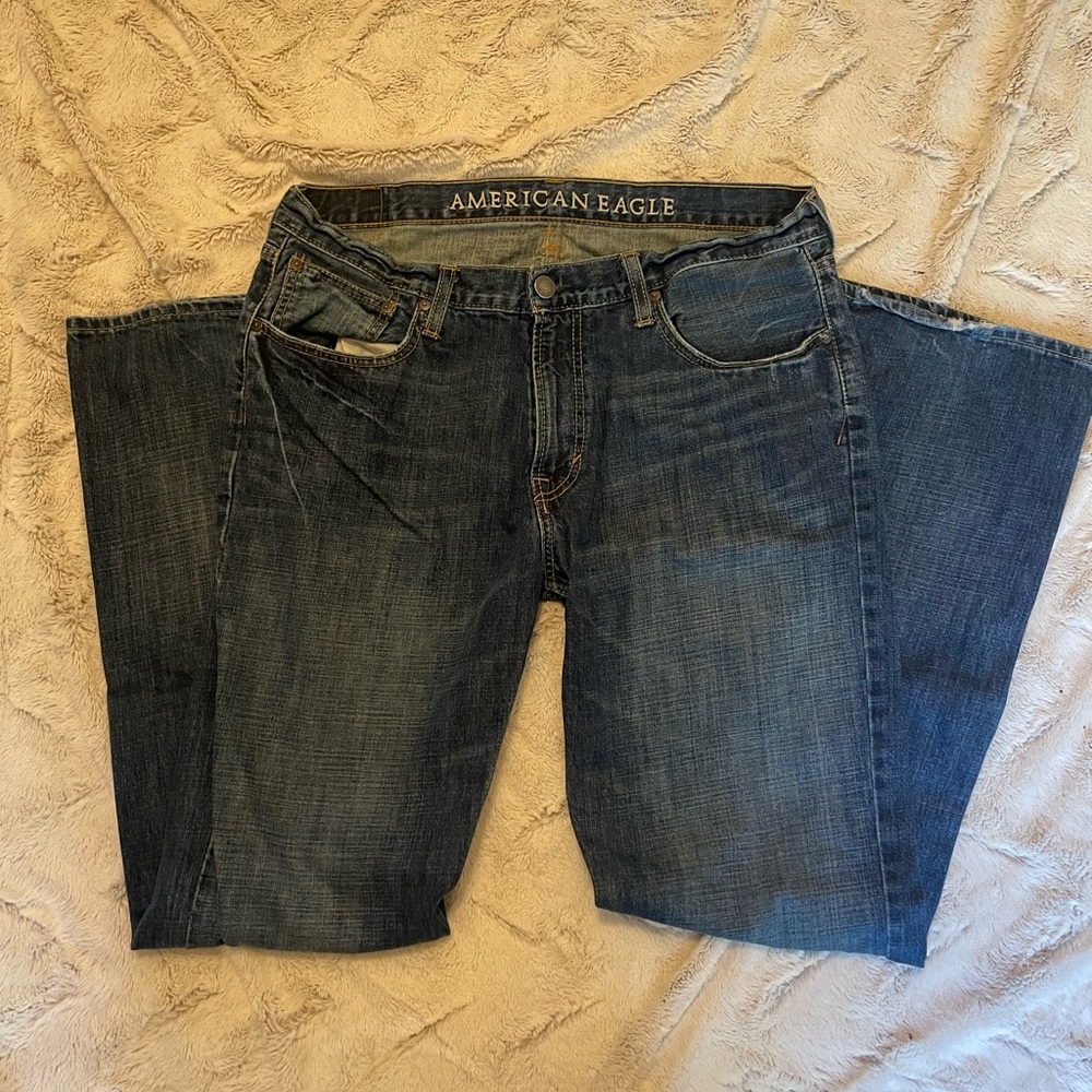 American Eagle Outfitters Dark Blue Bootcut Jeans